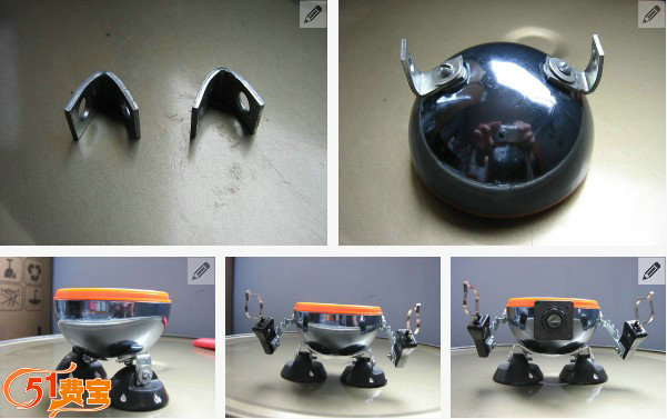 利用电子废弃和电器残骸制作可爱的机器人花盆（一）